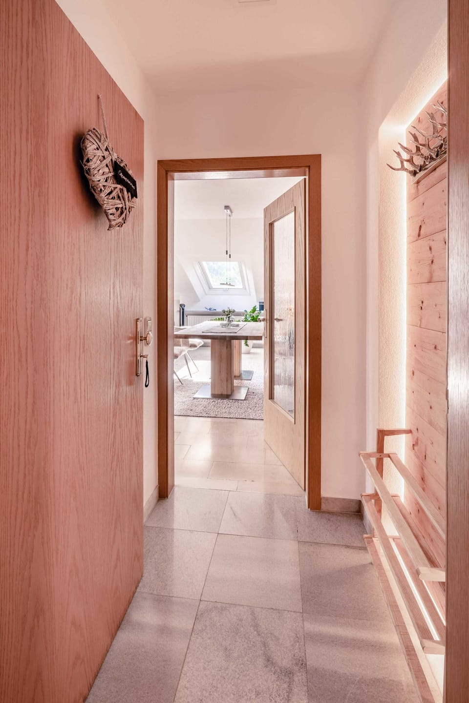 Interior entrance