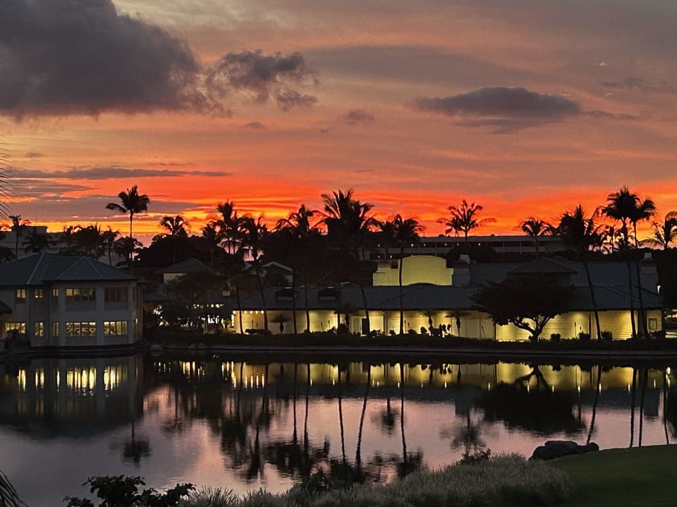 Amazing sunset views from this property!