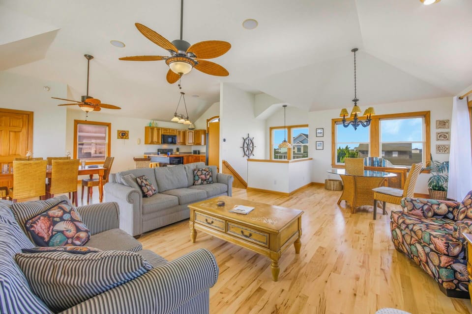 Surf or Sound Realty - 451 - Five Fathoms - Great Room -6