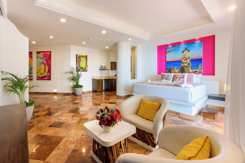 Romantic Suite, 1 King Bed, Hot Tub, Ocean View | 1 bedroom, premium bedding, memory foam beds, in-room safe