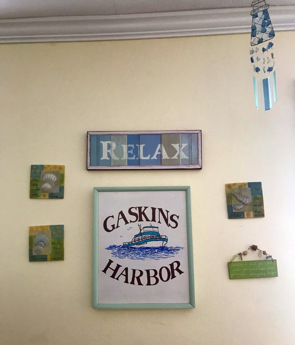 Come relax at Gaskins Harbor - my home away from home!