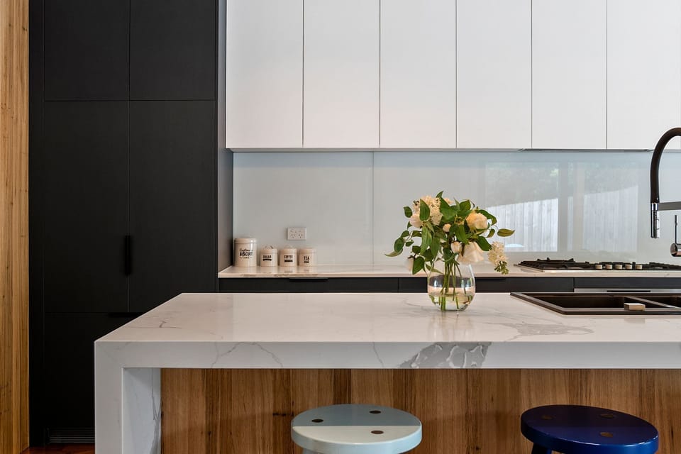 Kitchen - Built in double fridge & freezer, AEG & ASKO appliances