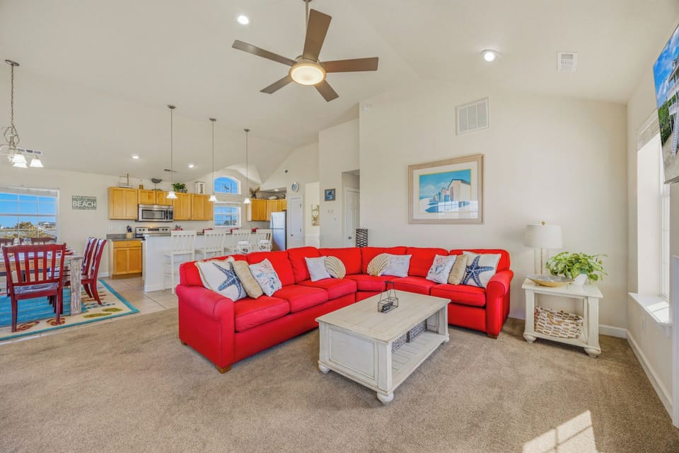Surf or Sound Realty - 823 - Sounds Good 2 Me - Great Room -5
