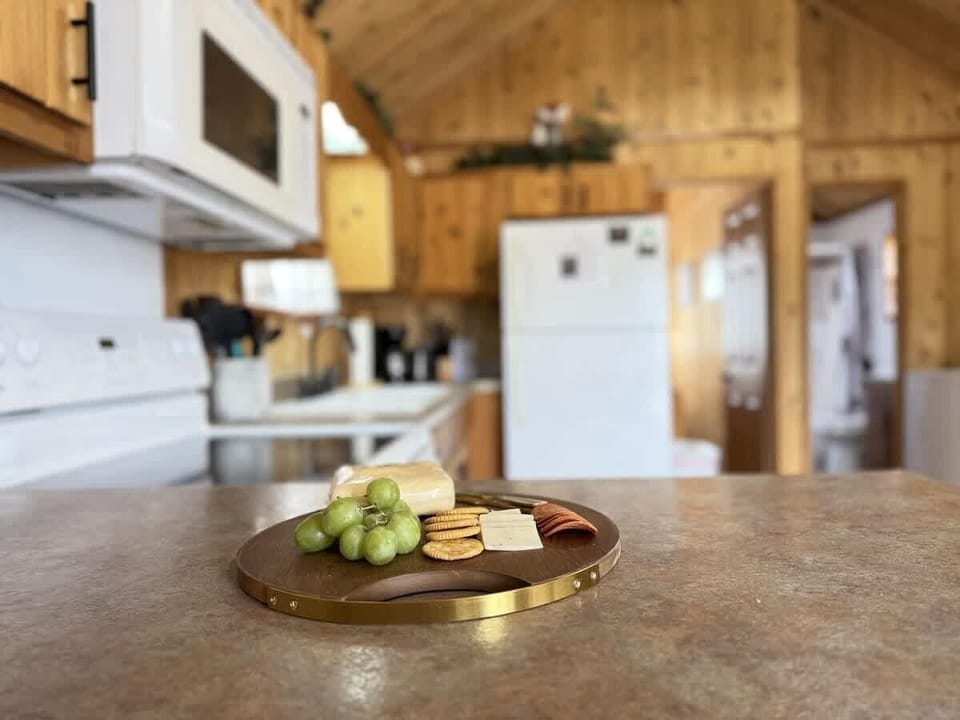 Perfect kitchen for a home cooked meal during your stay.