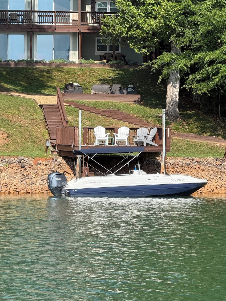 Plenty of water off our docks for your boat. 7.5’ as of 6/30/26