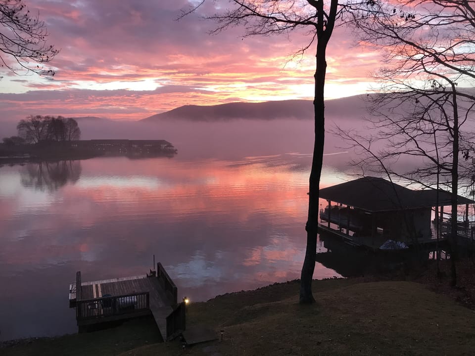 Beautiful sunrise from the back deck!