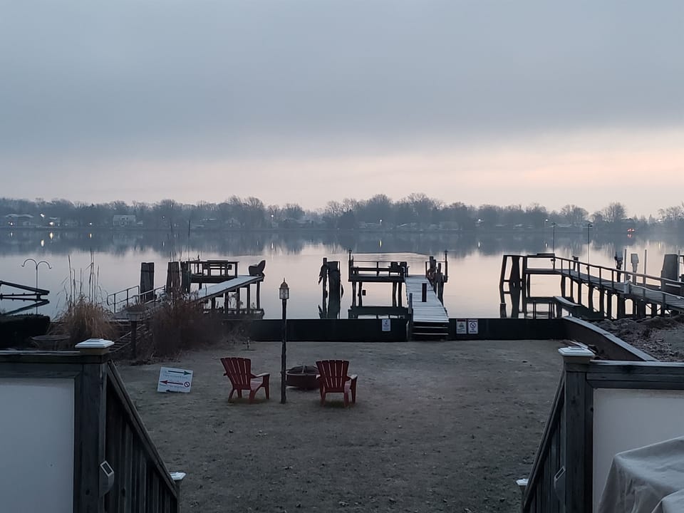 View from deck