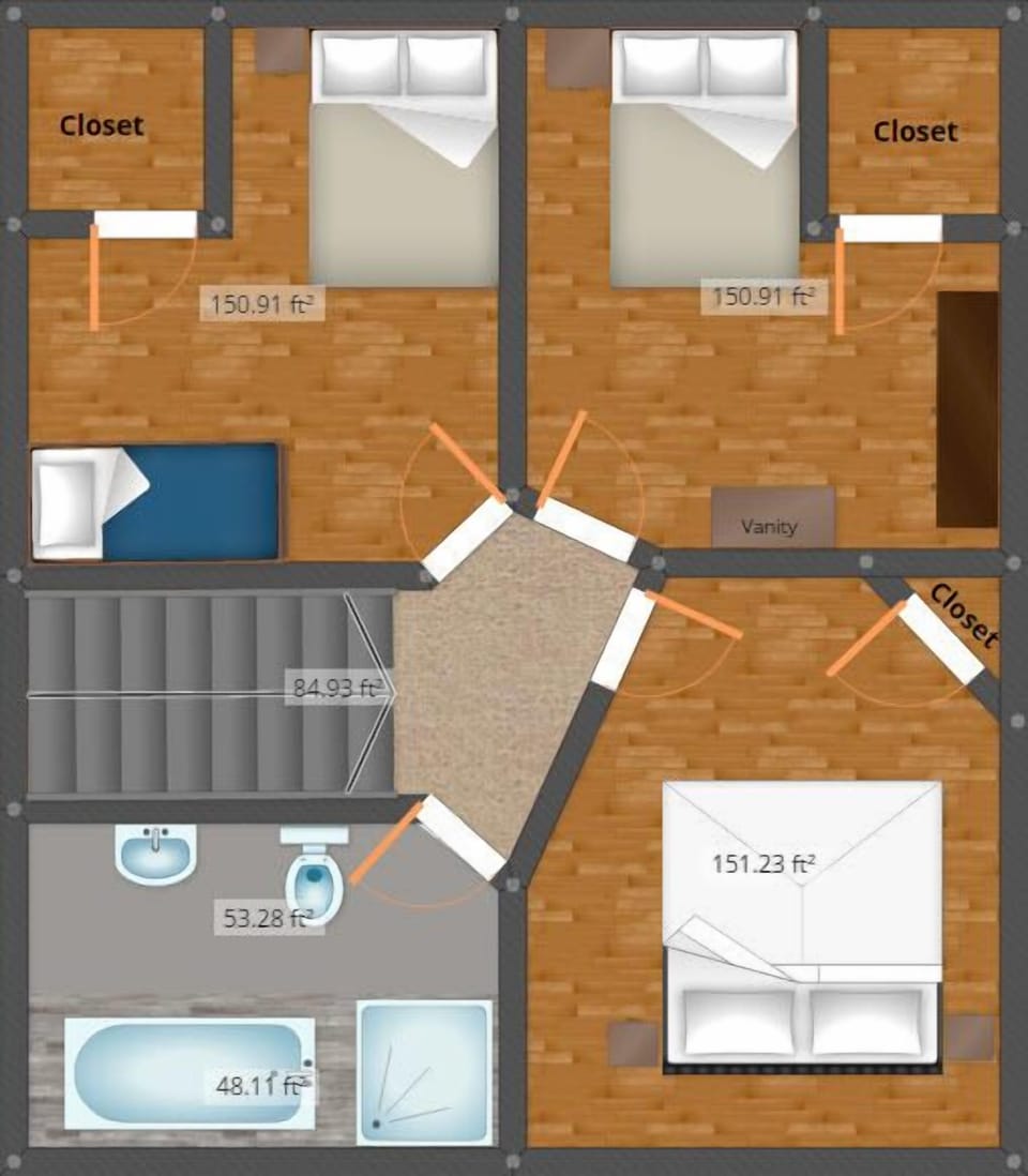 2nd Story Floorplan
