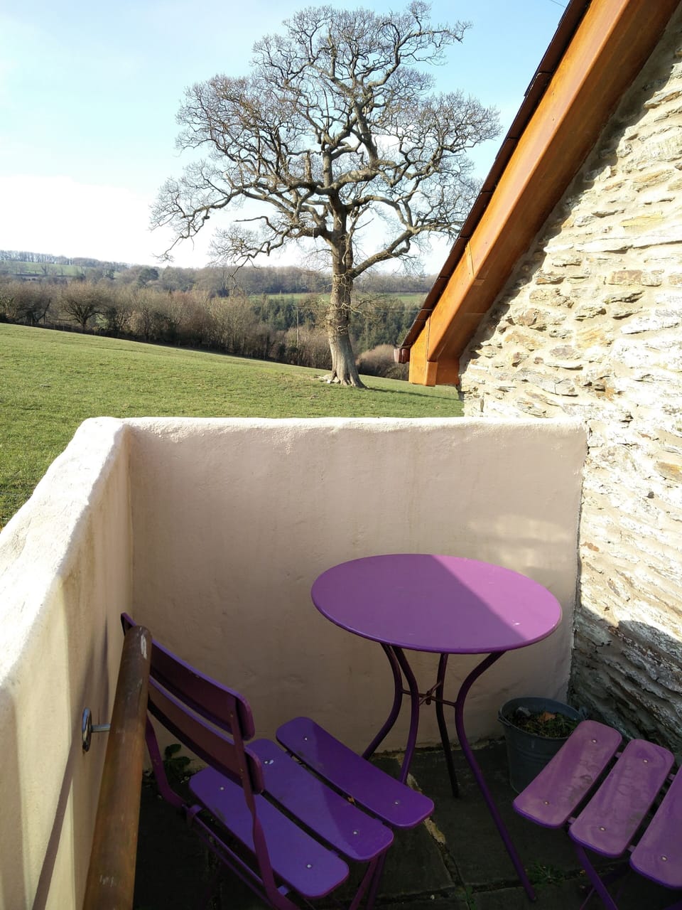 Sunny terrace.