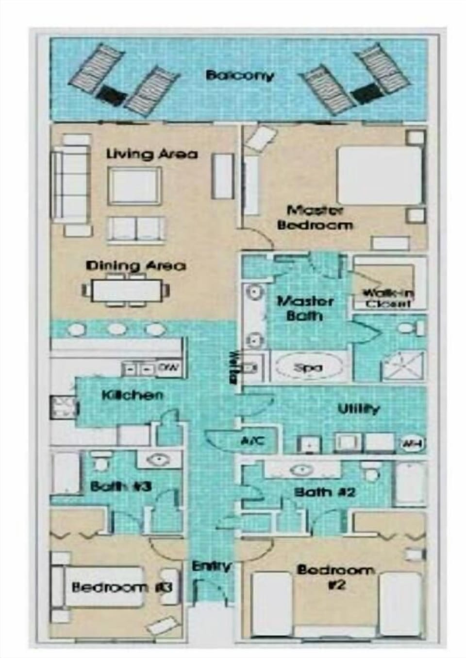 3 Bedroom Floor Plan