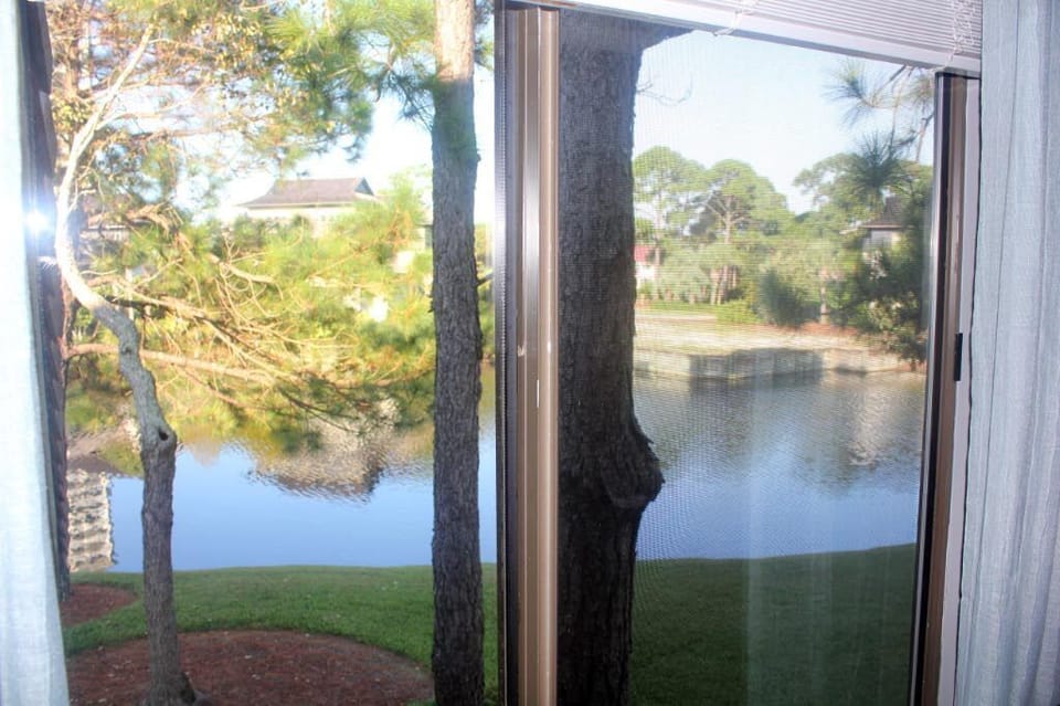 Water view from upstairs bedroom