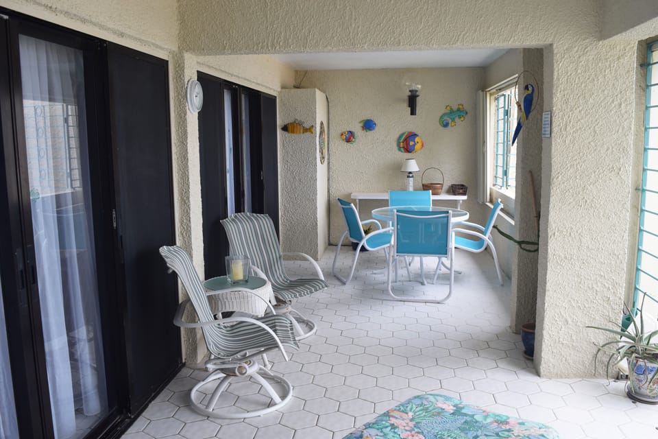 A nicely sized terrace so you can watch the sun rise on the beach.