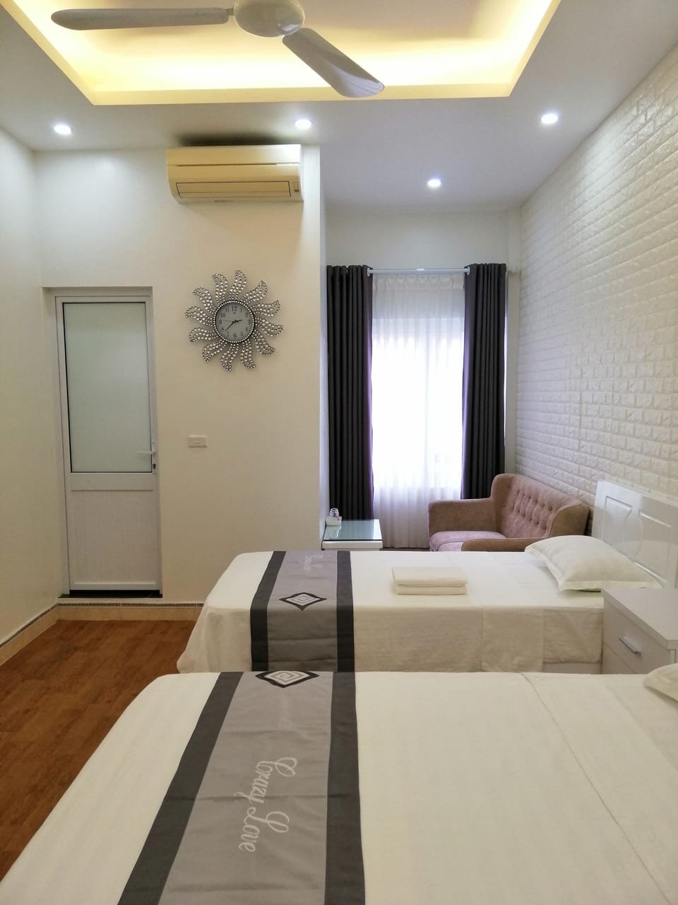 Standard Triple Room, 2 Bedrooms, Non Smoking | Minibar, desk, soundproofing, iron/ironing board