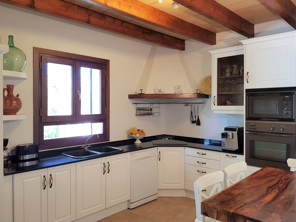 Newly painted kitchen