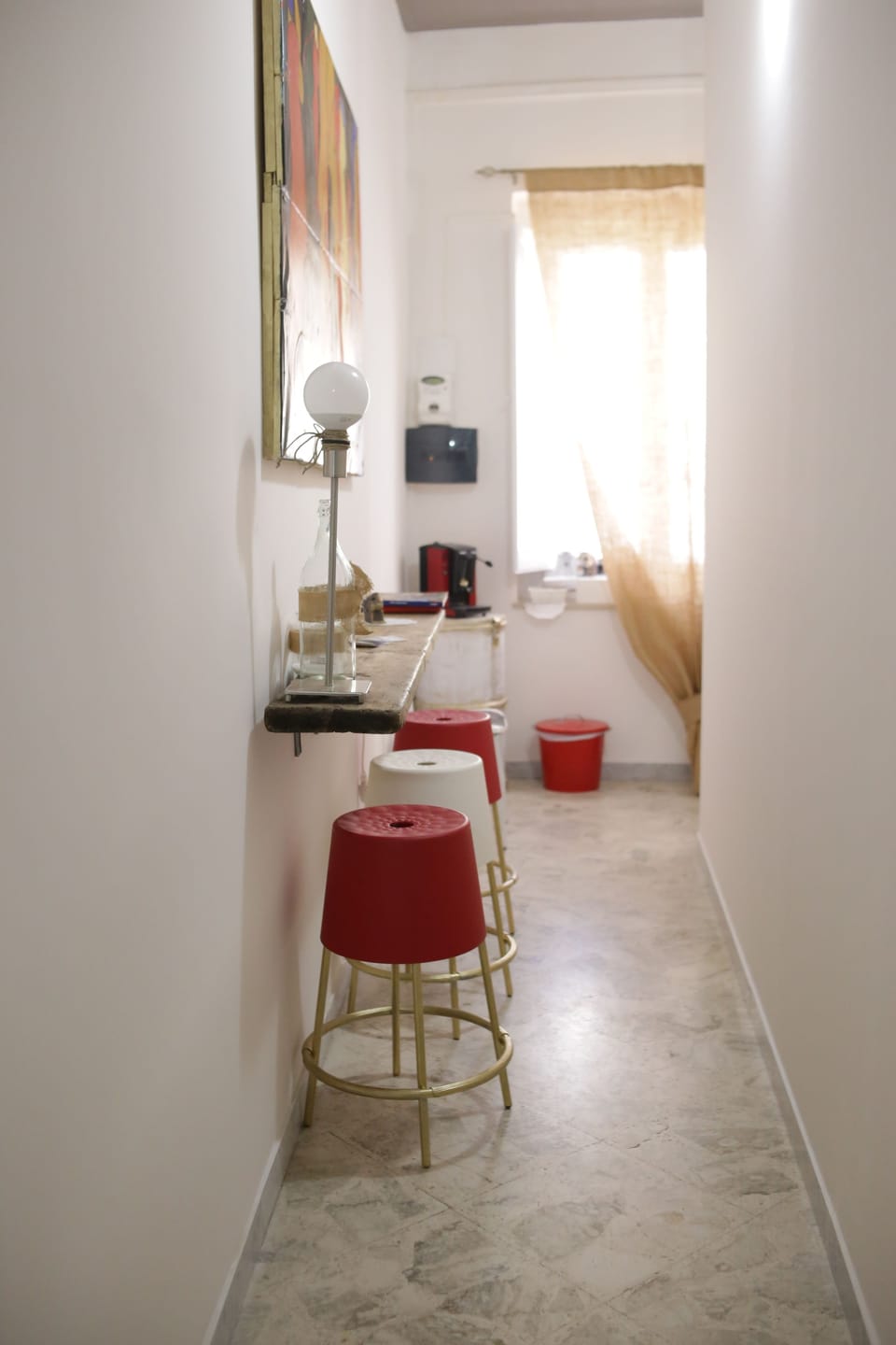 Interior entrance