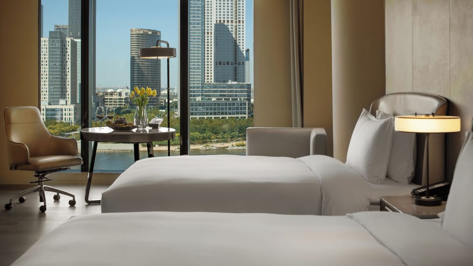 Hypo-allergenic bedding available, down comforters, minibar
