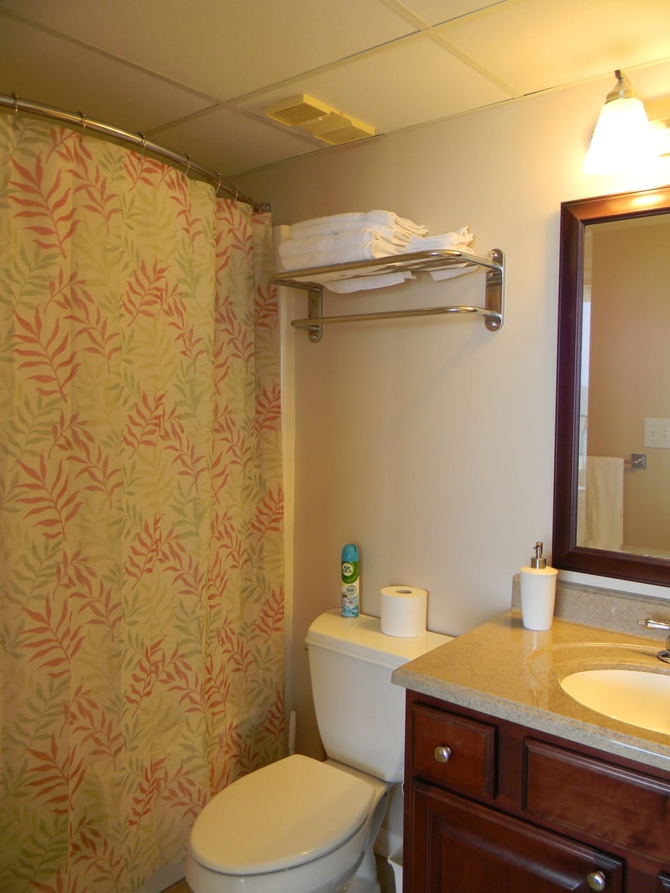 The Queen Bedroom has a private bathroom.