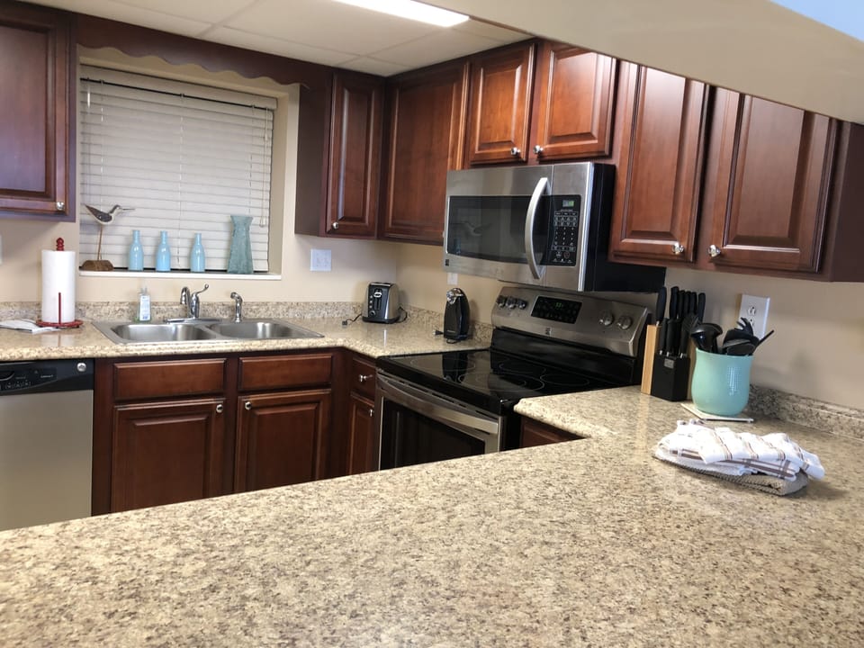 Well equipped kitchen