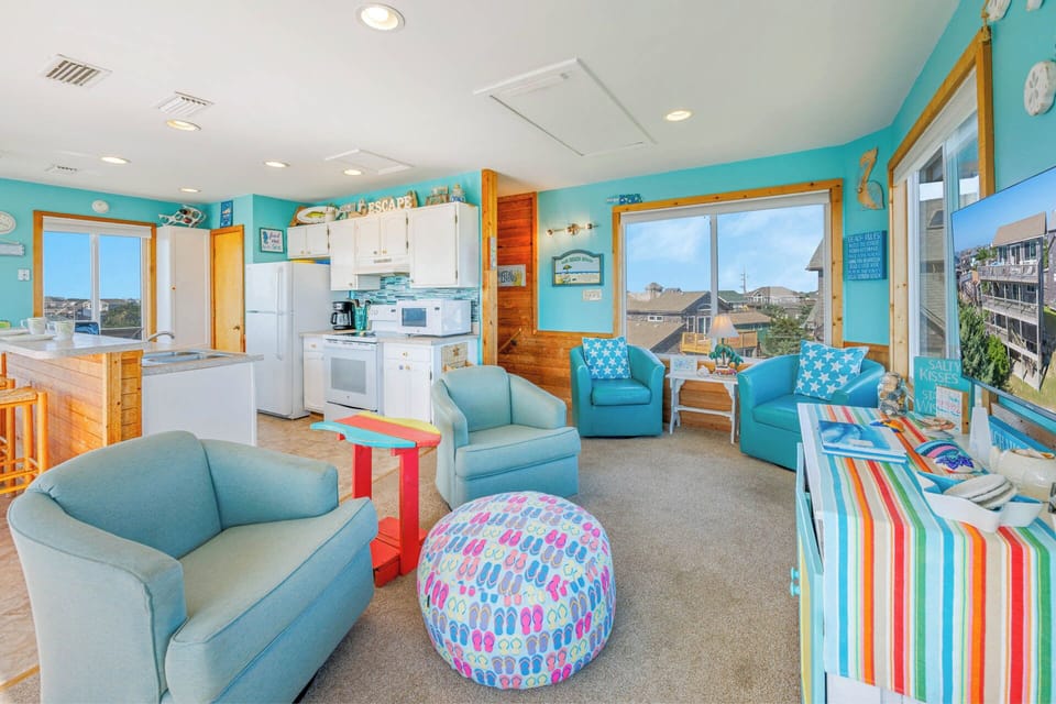 Surf or Sound Realty - 39 - No Time Flat - Great Room -3