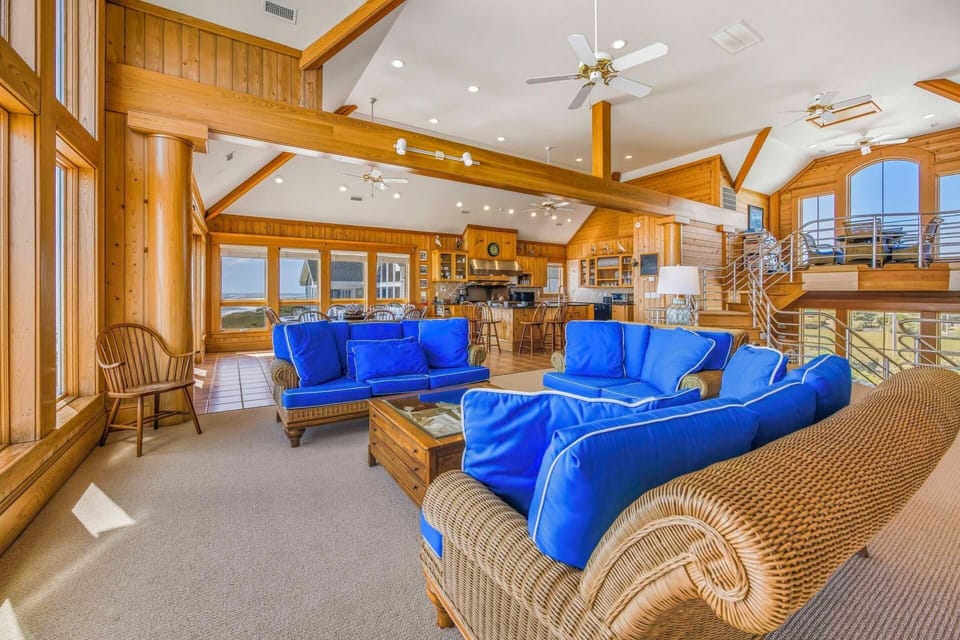 Surf or Sound Realty - 603 - Seven Cousins Cottage - Great Room -7