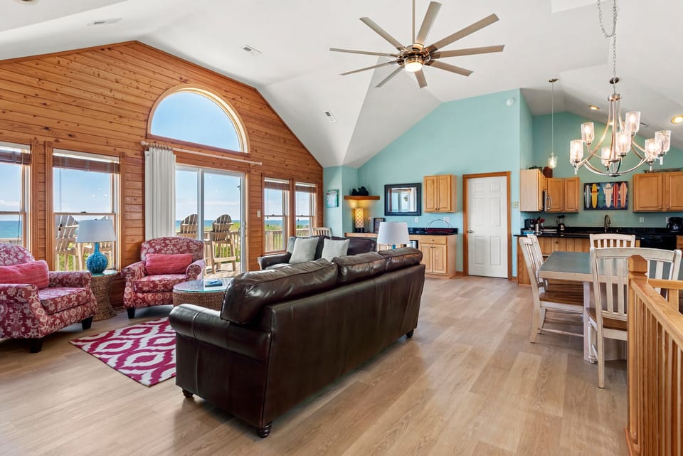 NHB2: Sunswept | Top Level Overview - Fireplace Not Available For Guest Use