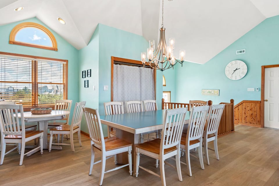 NHB2: Sunswept | Top Level Dining Area and Breakfast Nook