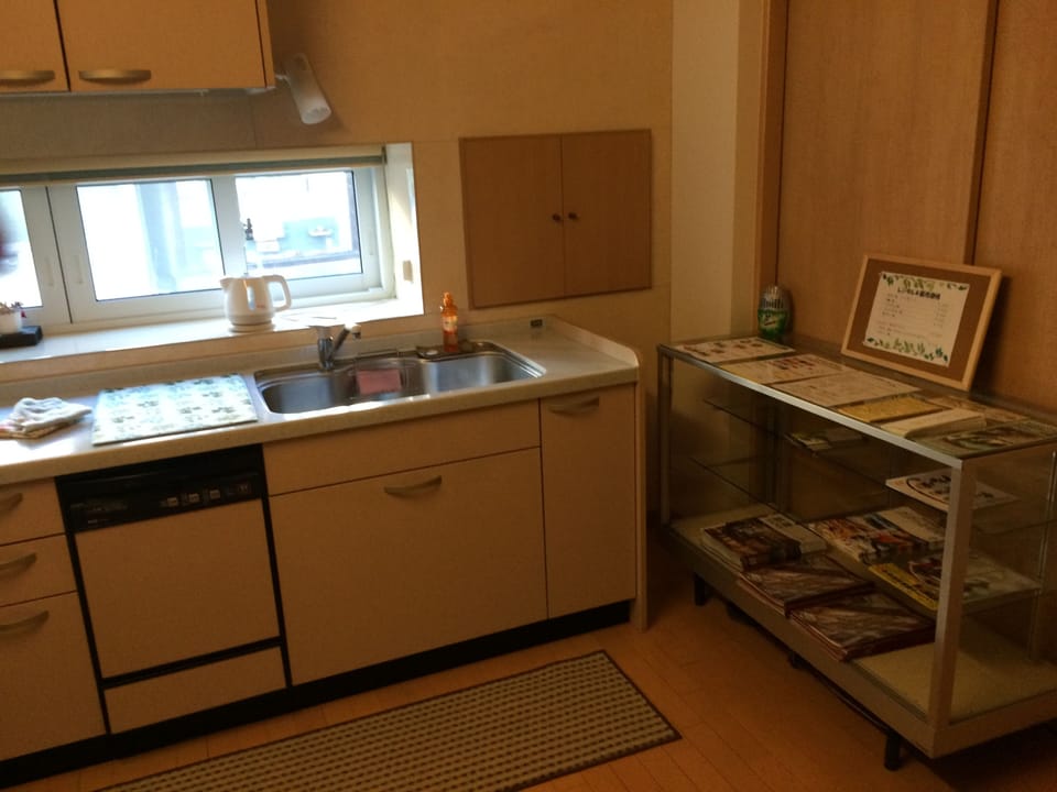 Shared fridge, microwave