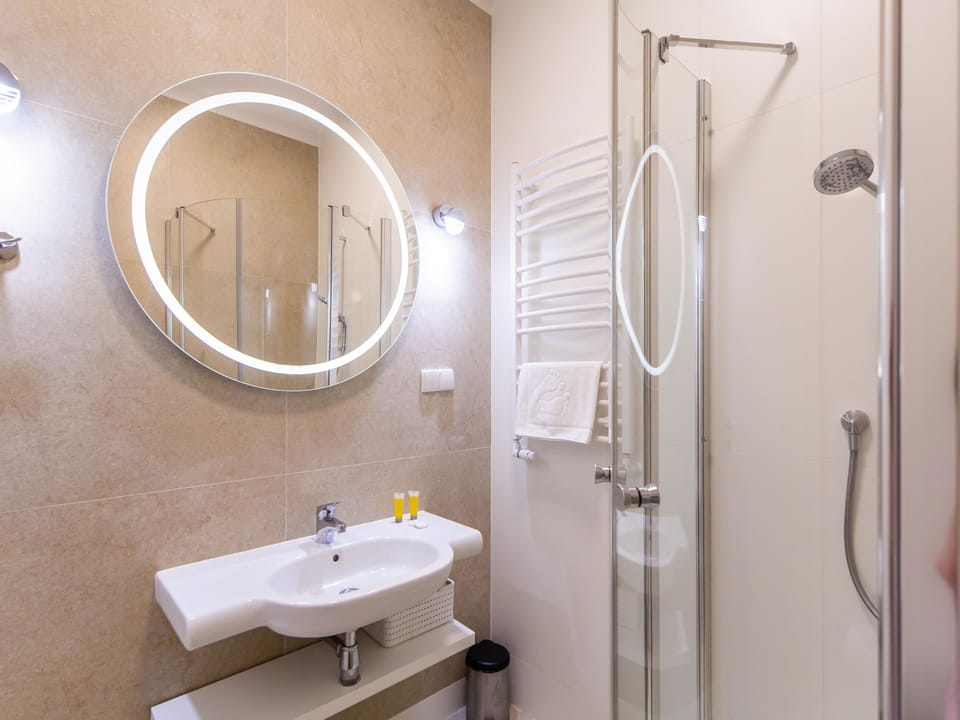 Deluxe Double Room | Bathroom | Free toiletries, hair dryer, towels
