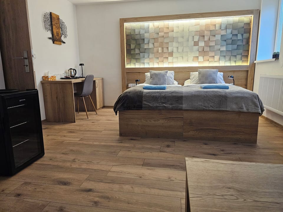 Standard Double or Twin Room, Refrigerator | Pillowtop beds, desk, blackout drapes, soundproofing