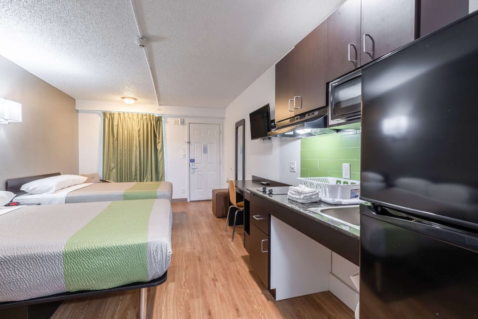 Blackout drapes, iron/ironing board, free WiFi, bed sheets