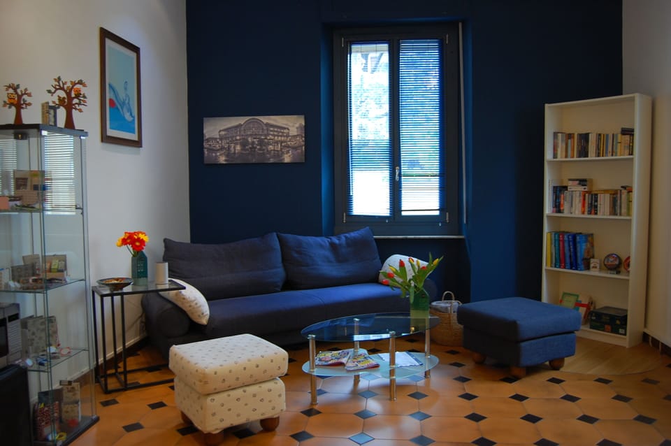 Comfort Apartment | Living area | 32-inch flat-screen TV with digital channels, TV, tablet