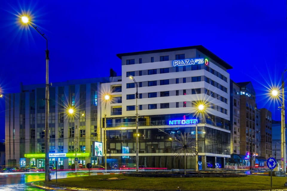 Front of property - evening/night