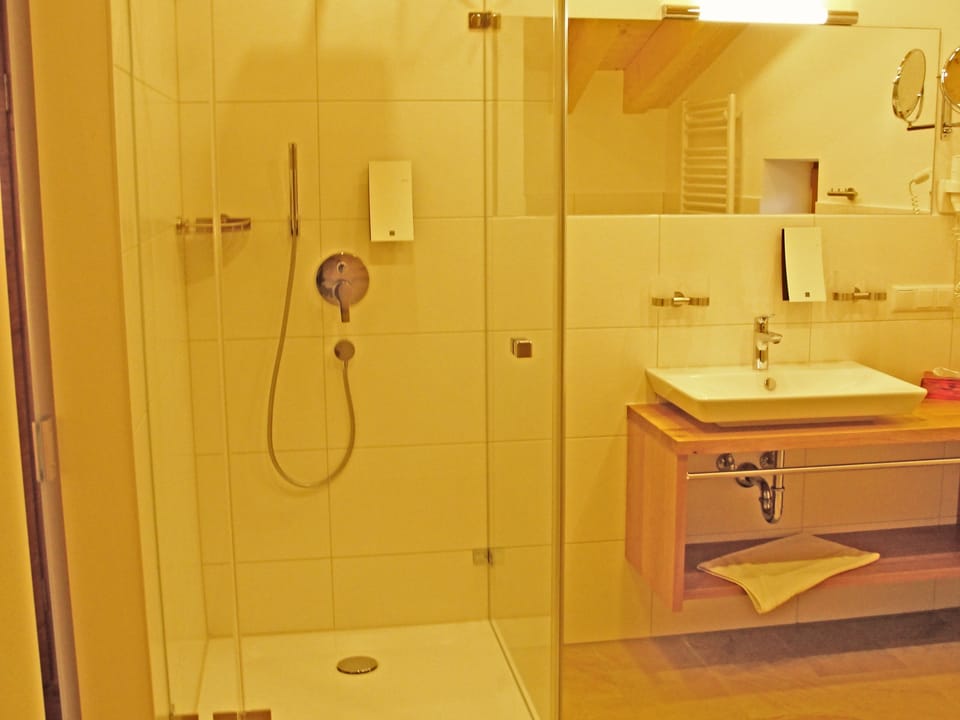 Premium Suite | Bathroom | Shower, free toiletries, hair dryer, towels
