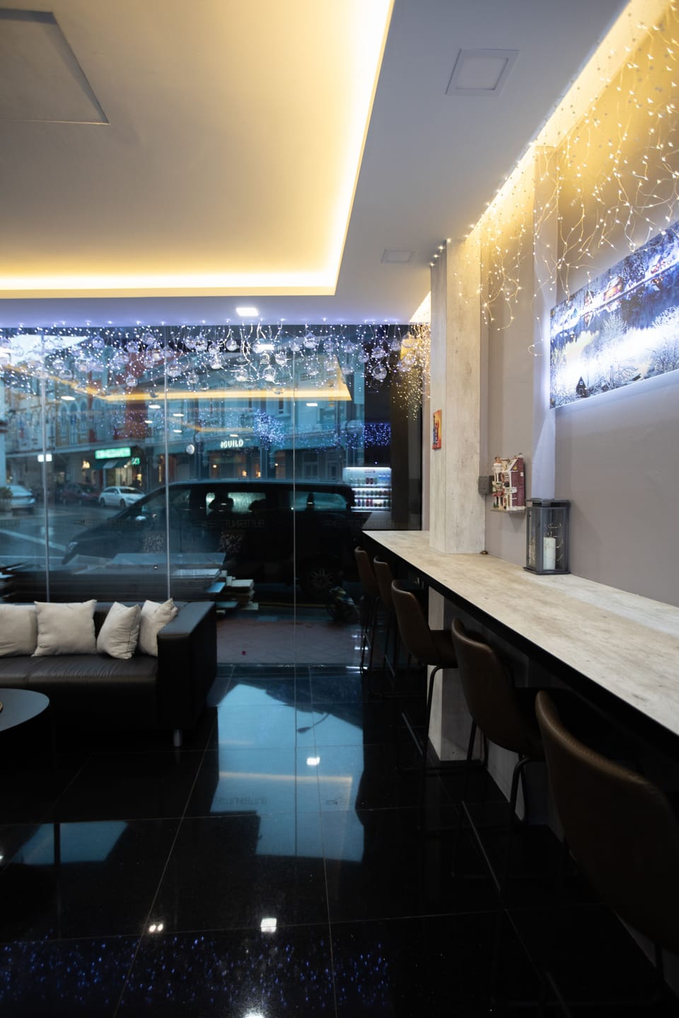 Lobby sitting area