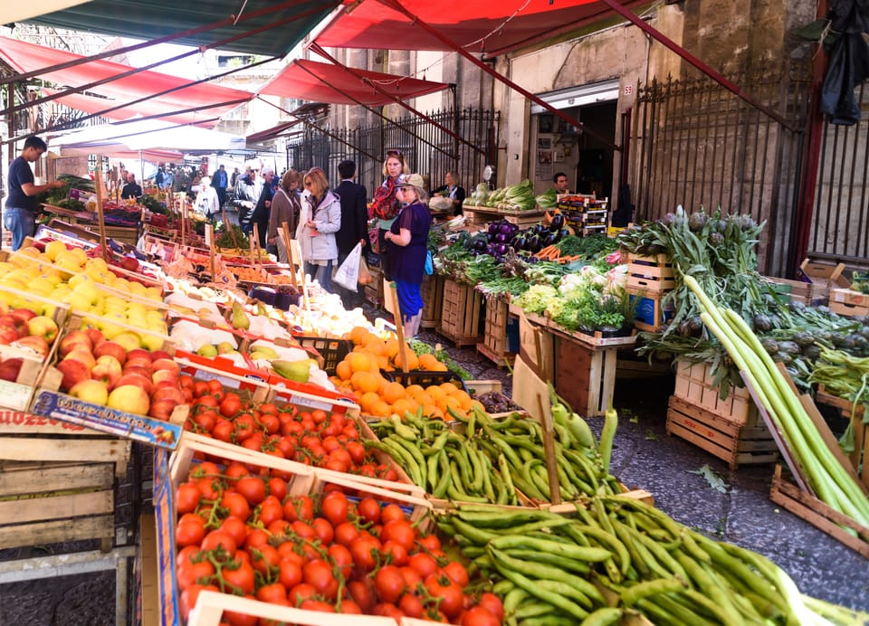 Market stalls