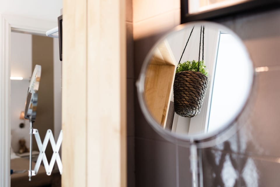 Standard Double Room, City View | Bathroom | Hair dryer, bidet, towels