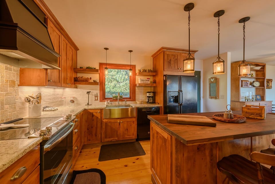 Kitchen with Granite Counters and Updated Appliances
