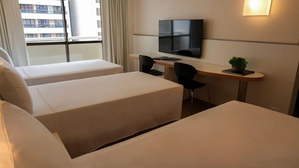 Standard Triple Room | In-room safe, desk, blackout drapes, free WiFi