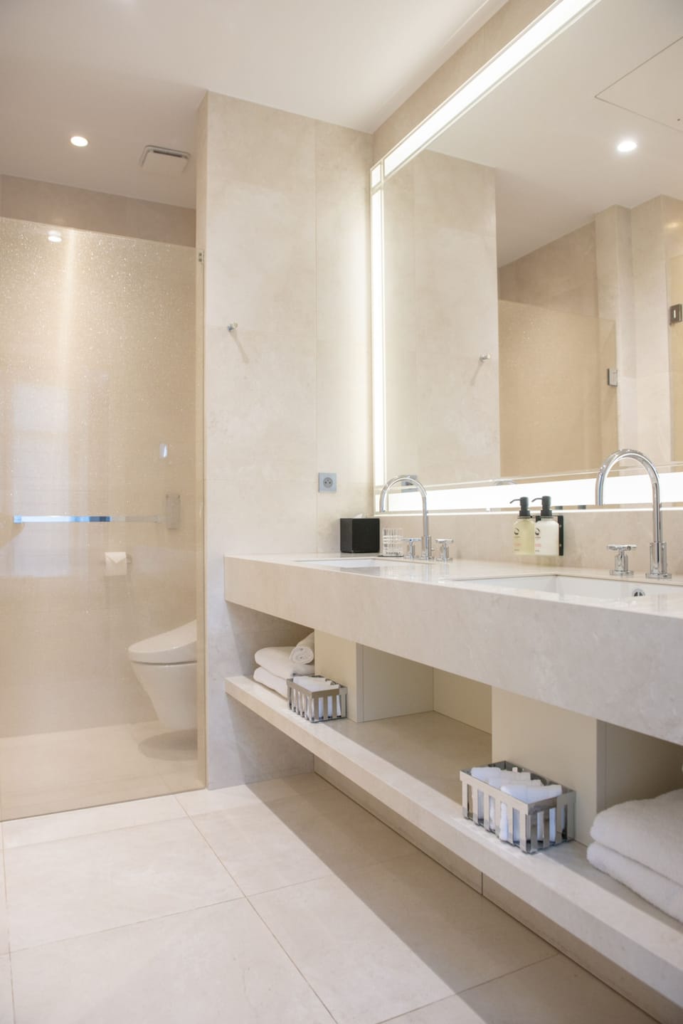 Suite Madeleine | Bathroom | Shower, free toiletries, hair dryer, bathrobes