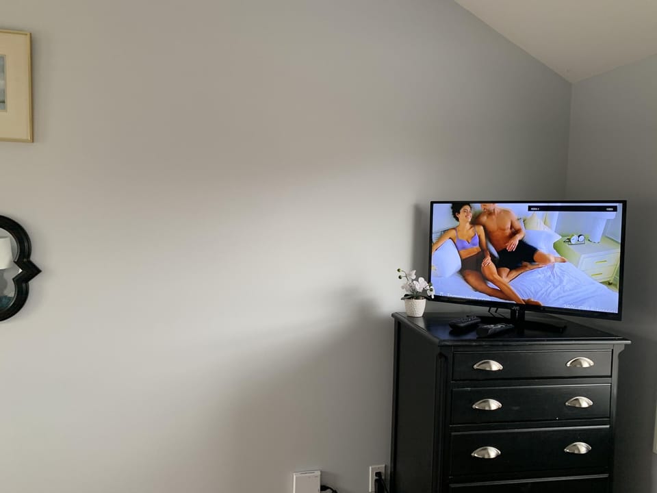 Bedroom has TV (Non-Smart Variety)