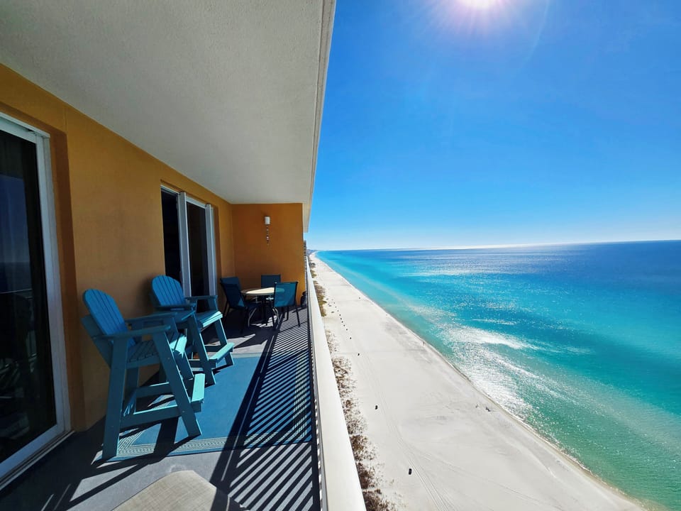 Your view from the balcony (left)