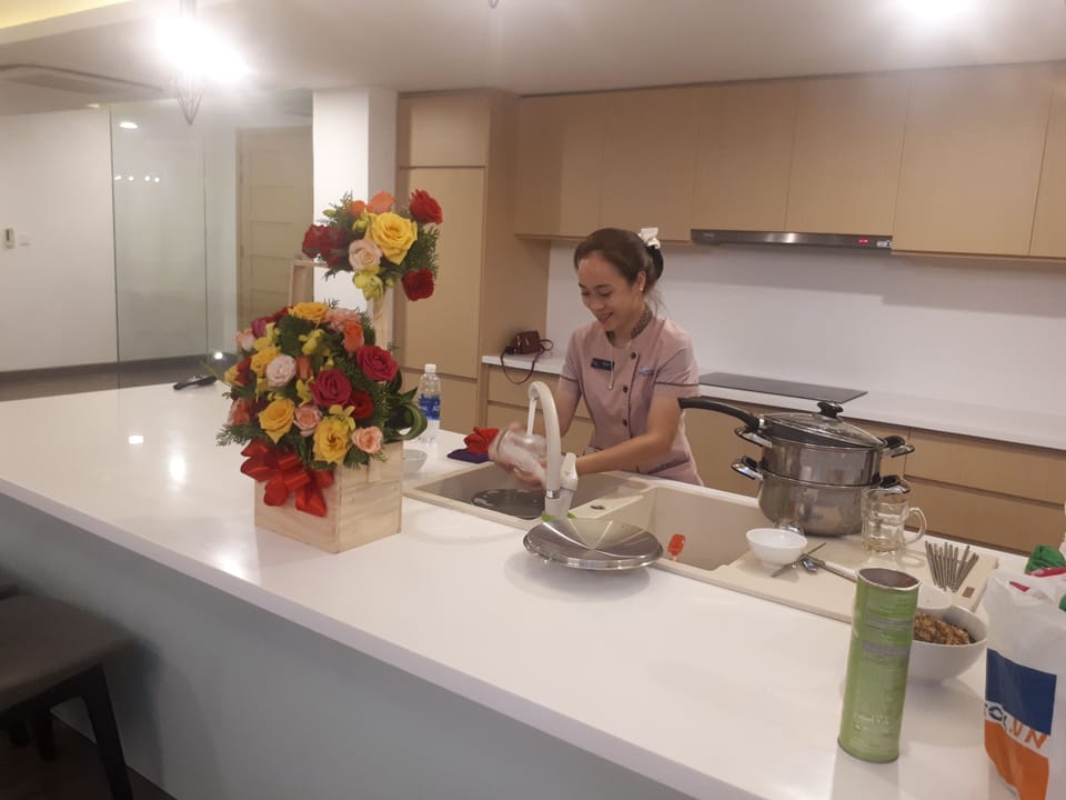 5 Bedrooms Villa | Private kitchen | Fridge, microwave, oven, stovetop