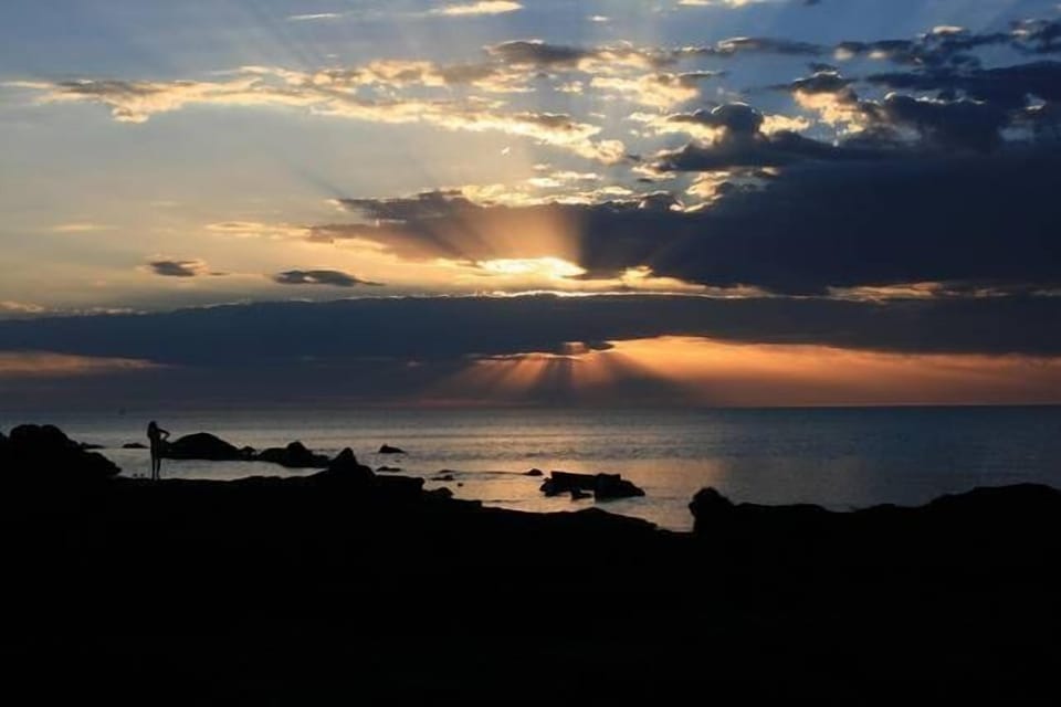 Sunset at Royal beach nearby. 