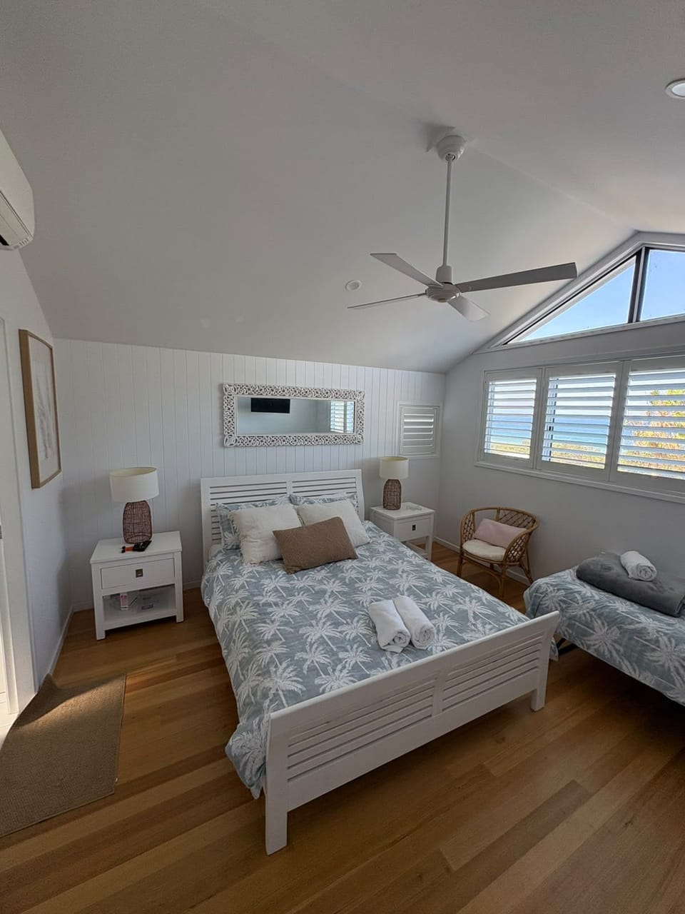 Bedroom 1 with extra single bed