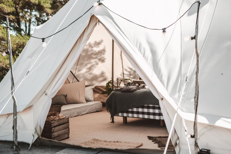 Luxury Tent, Ocean View, Beachside | Premium bedding, minibar, in-room safe, individually decorated