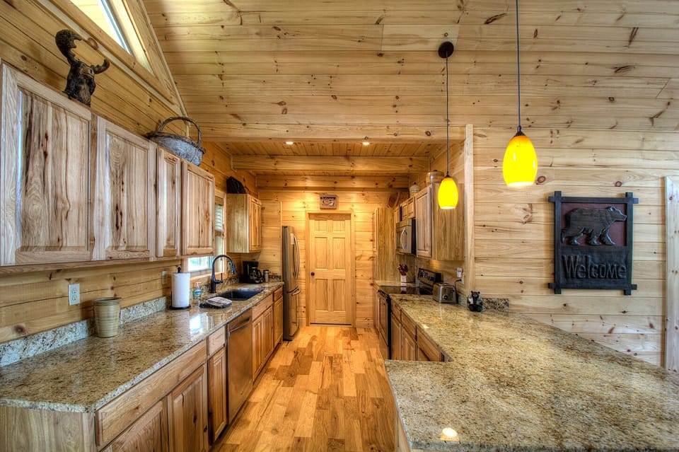 Fully stocked kitchen 