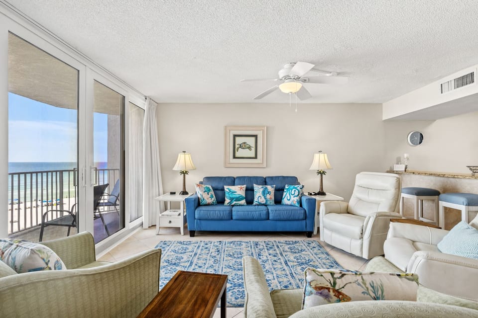 Living room with sleeper sofa