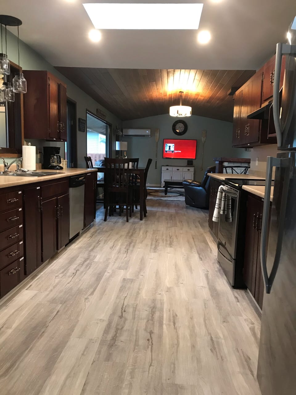 Open concept kitchen 