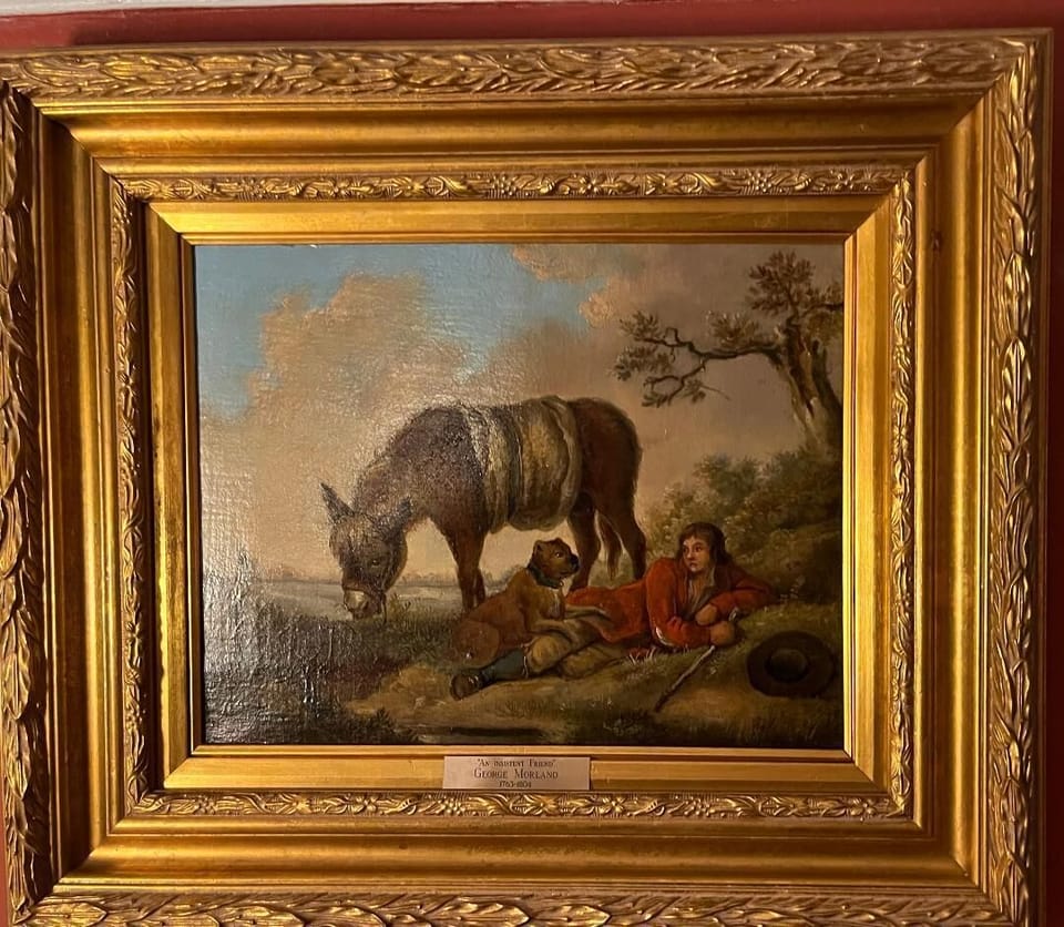 Original Portrait by George Morland, 
C. 1790. Very popular English artist.