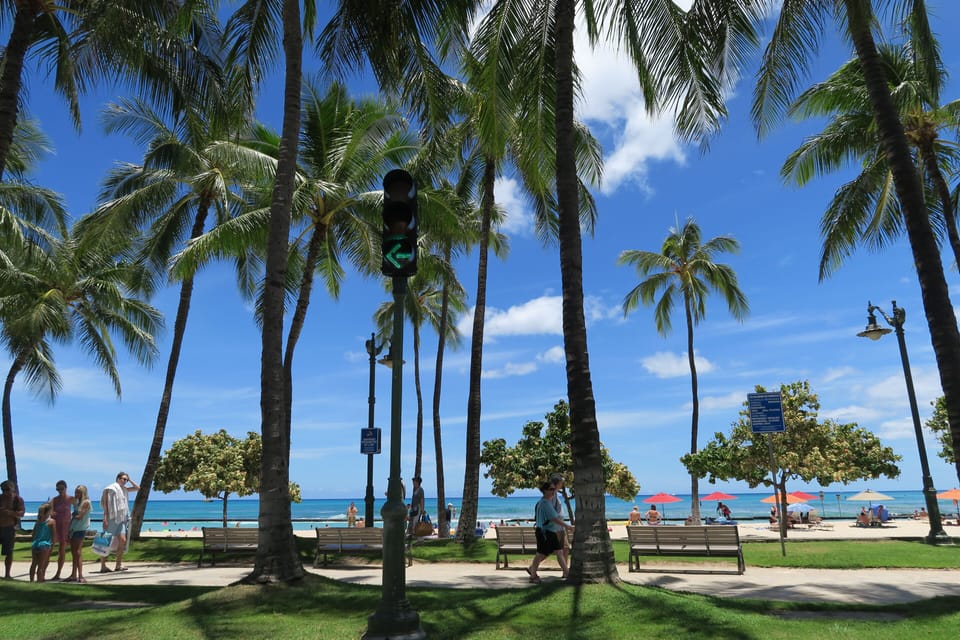 Three minute walk to this beach.